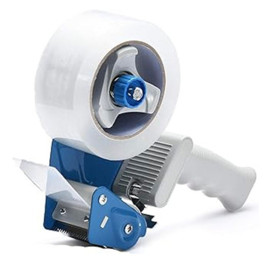 Dispenser pentru Banda Adeziva 75mm/66 Metri, Plastic, Gri/Albastru