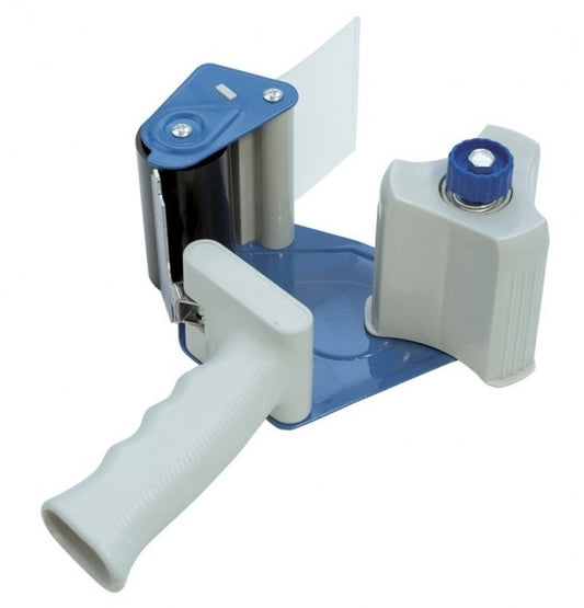 Dispenser pentru Banda Adeziva 75mm/66 Metri, Plastic, Gri/Albastru